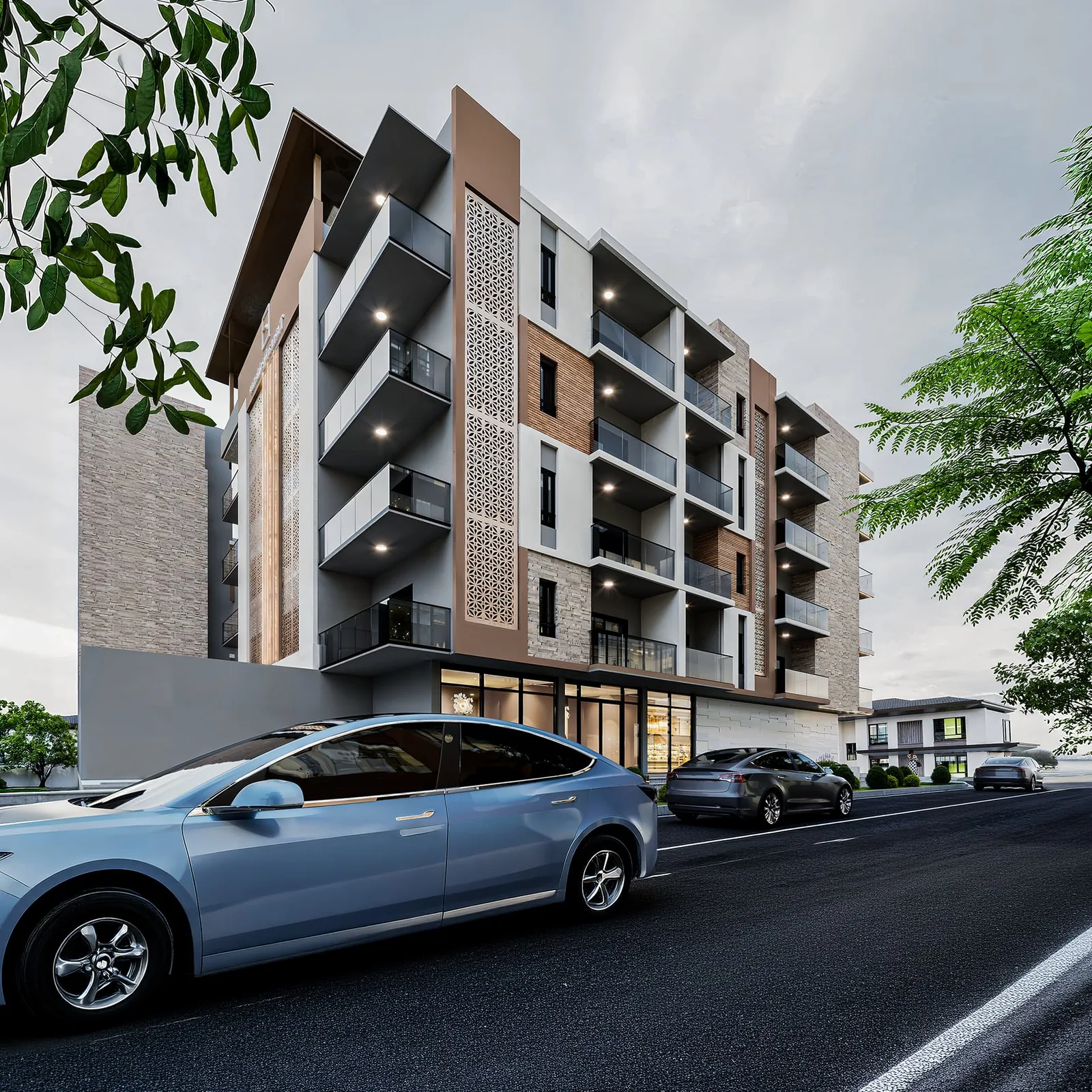 Trenta Residence location in Arabia Hurghada on an urban street setting