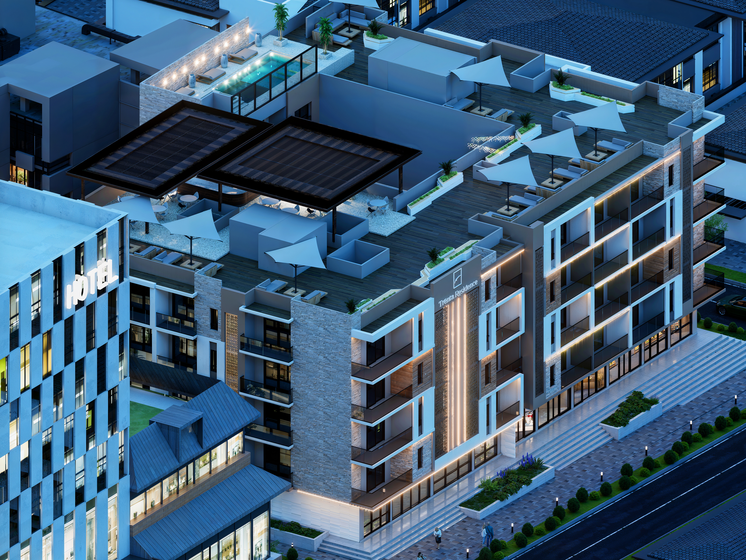 Two-Bedroom Apartments