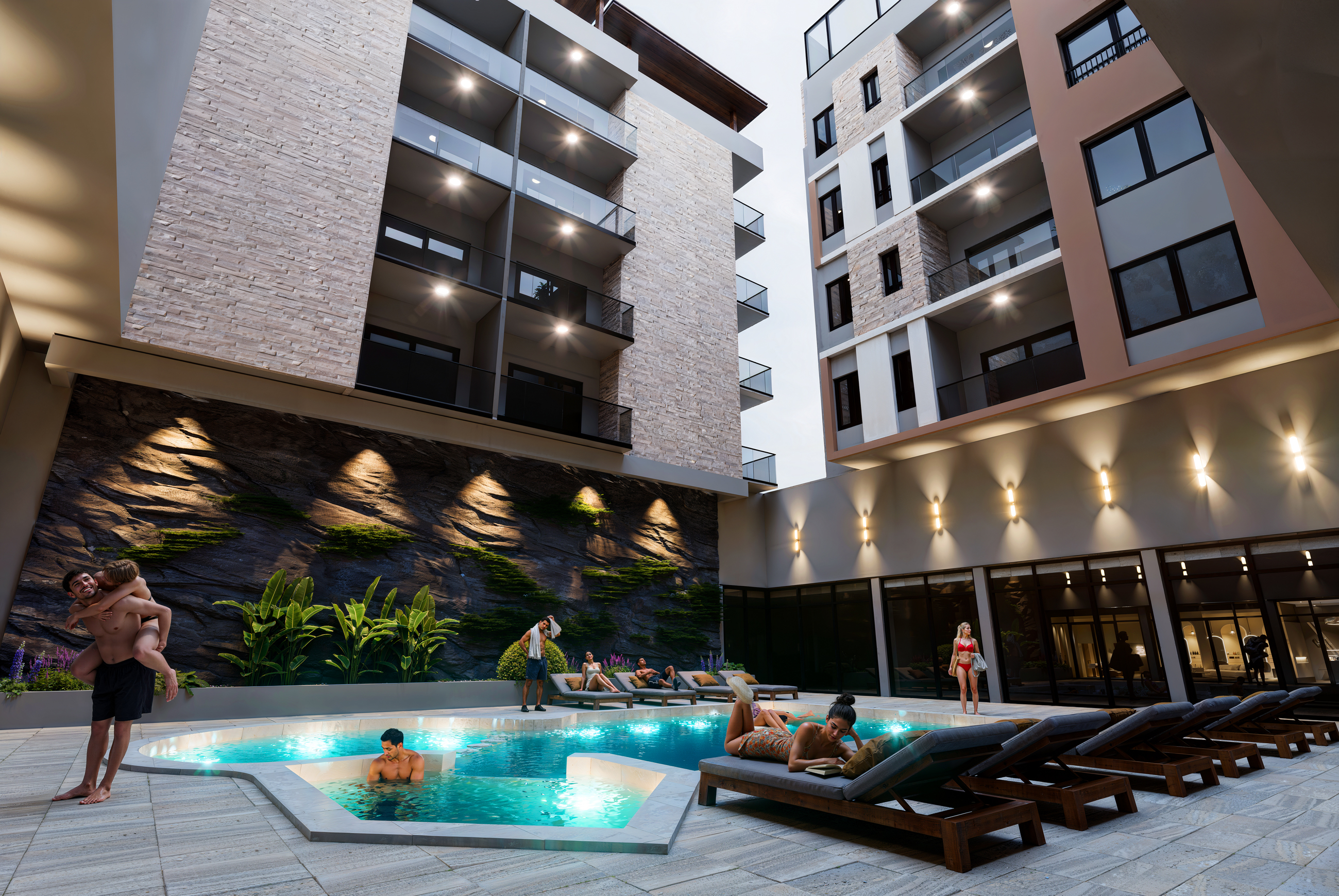 Three-Bedroom Apartments